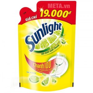 Nước rửa chén Sunlight 750 ml Túi