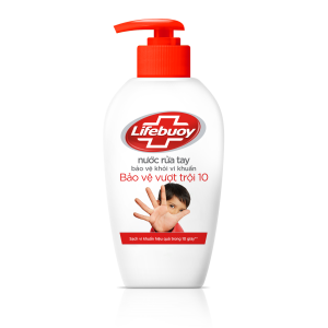 Nước Rửa Tay Lifebuoy Bạc Bảo Vệ chai 180g