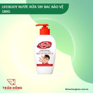 Nước Rửa Tay Lifebuoy Bạc Bảo Vệ chai 180g