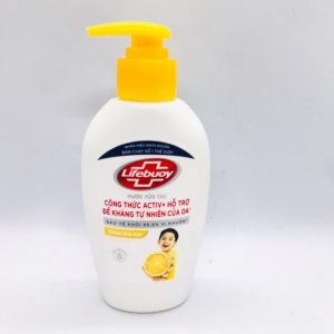 Nước Rửa Tay Lifebuoy Bạc Bảo Vệ chai 180g