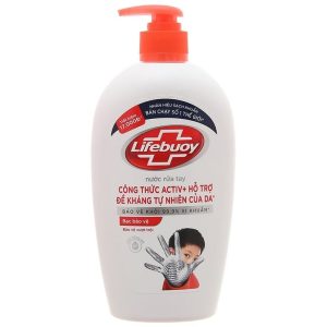 Nước Rửa Tay Lifebuoy Bạc Bảo Vệ chai 450g