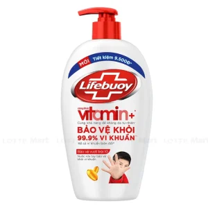 Nước Rửa Tay Lifebuoy Bạc Bảo Vệ chai 450g