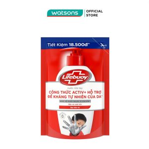 Nước Rửa Tay Lifebuoy Bảo Vệ Vượt Trội túi 400g