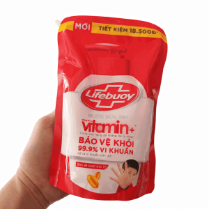 Nước Rửa Tay Lifebuoy Bảo Vệ Vượt Trội túi 400g