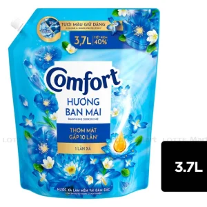 Nước xả Comfort giữ màu 1 lần xả hương ban mai, túi 3.8L