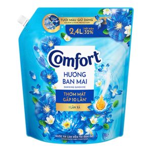 Nước xả vải Comfort 1 lần xả hương ban mai 2.4L