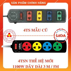Ổ cắm Lioa 4TSN 3.2.5 dài 3m