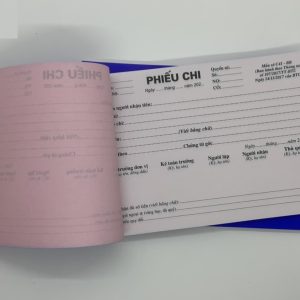 Phiếu Chi A5 2 Liên