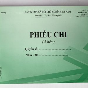 Phiếu Chi A5 2 Liên
