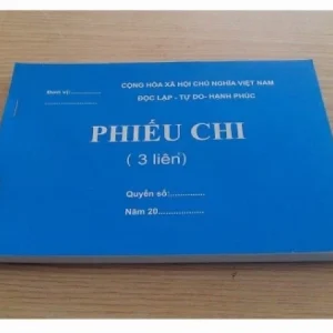 Phiếu Chi A5 3 Liên