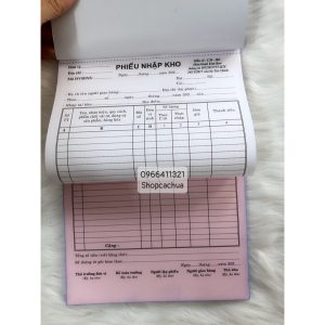 Phiếu Nhập Kho A4 2 Liên