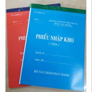 Phiếu nhập kho A4 3 Liên (100 trang)
