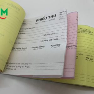 Phiếu Thu A5 3 Liên (60 trang)