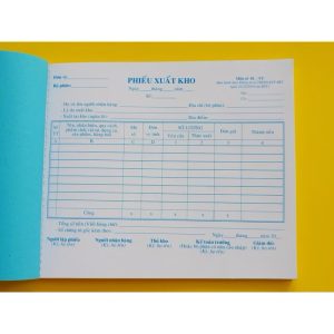 Phiếu Xuất Kho A5 2 Liên
