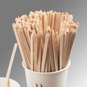 Que khuấy gỗ 13.5cm dùng 1 lần (300g/túi)