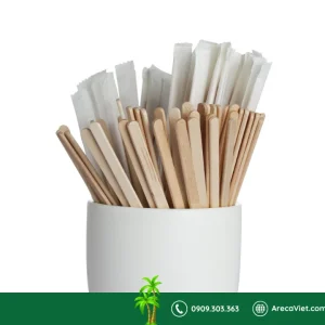 Que khuấy gỗ 13.5cm dùng 1 lần (300g/túi)