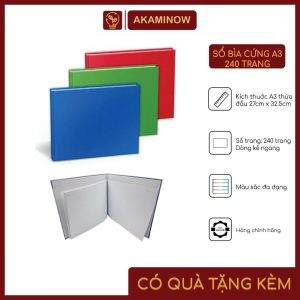 Sổ A3 Bằng Đầu 240 trang