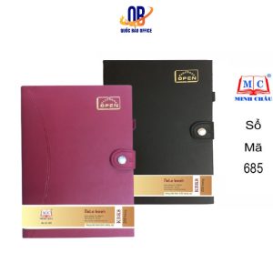 Sổ bìa da CK8 Minh Châu 081 (120 trang)