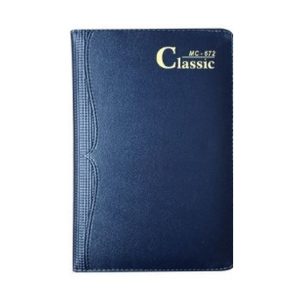 Sổ da MC Classic 672 - Xanh đen