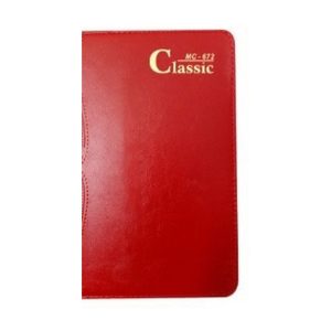 Sổ da MC Classic 672 - Đỏ đô