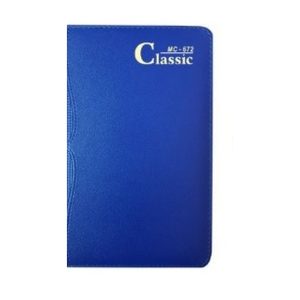 Sổ da MC Classic 672 - Xanh dương