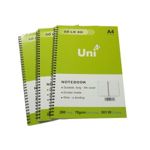 Sổ lò xo A4 200 trang