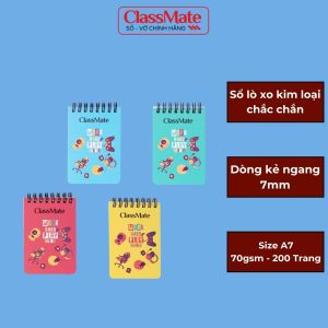 Sổ lò xo A7 Classmate (Mở Dọc)