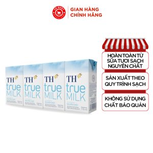 Sữa TH True Milk nguyên chất (48 gói/ thùng)