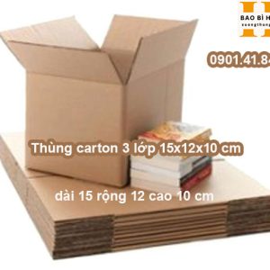 Thùng carton 3 lớp 15*12*10