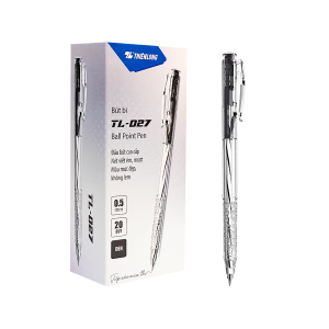 Bút bi Thiên Long 027 Đen 0.5MM (20C/HỘP)