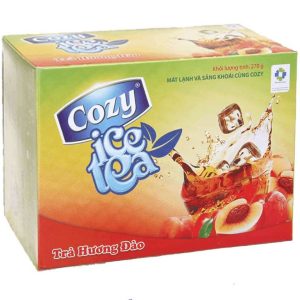Trà cozy ice tea 270g Đào (18 gói x 15g)