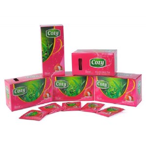 Trà Túi Lọc Cozy Hương Vải Hộp 25 Gói x 2g