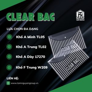 Túi 1 khuy mỏng khổ A (20C/Tập)