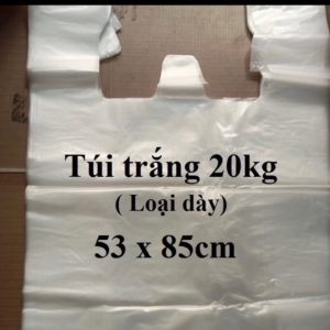 Túi nilon trắng 20kg