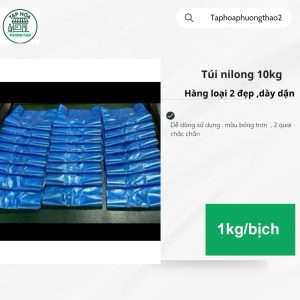 Túi nilon xanh dương 10kg