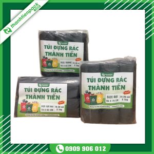 Túi rác đen 15kg loại dày
