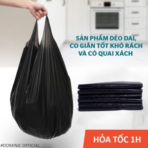 Túi rác đen 25kg loại dày