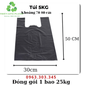 Túi rác đen 5kg