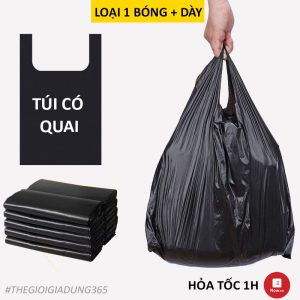 Túi rác đen 5kg loại dày