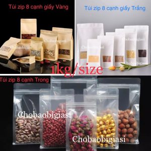 Túi Zip 8*12 (túi 1 kg)