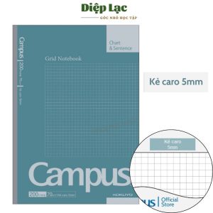 Vở kẻ ngang Campus Gift 200tr