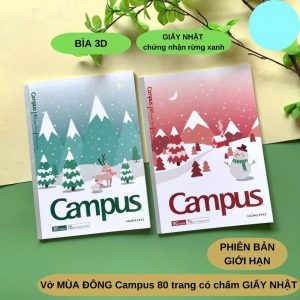 Vở kẻ ngang Campus Gift 80tr