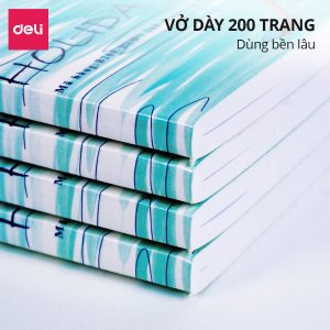 Vở kẻ ngang Deli 200 trang