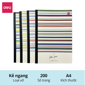 Vở kẻ ngang Deli 200 trang