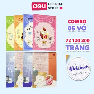 Vở kẻ ngang Deli 72 trang